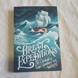 Great Expeditions Art Print - Blue and White